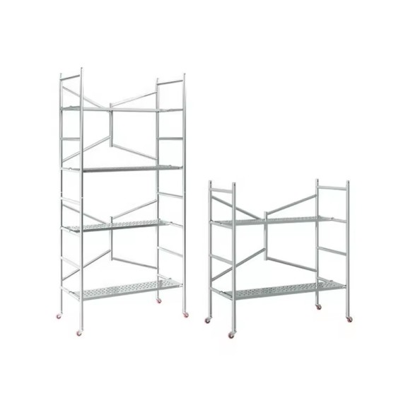Folding scaffolding